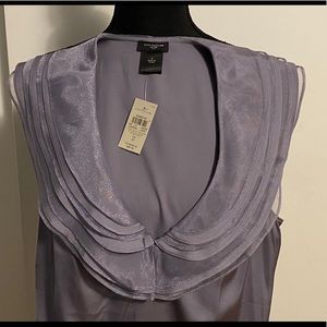 NWT - Ann Taylor Sleeveless Lavender Blouse